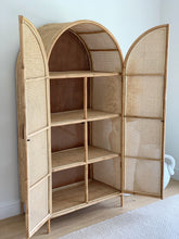 Load image into Gallery viewer, PALOMA ARCHED RATTAN CUPBOARD